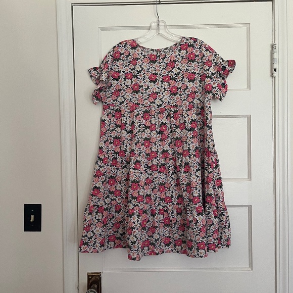 Amazon Dresses & Skirts - Adorable EUC pink and green daisy floral dress from Amazon, size small